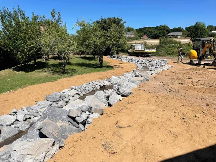 Aménagement terrain Rives-en-Seine