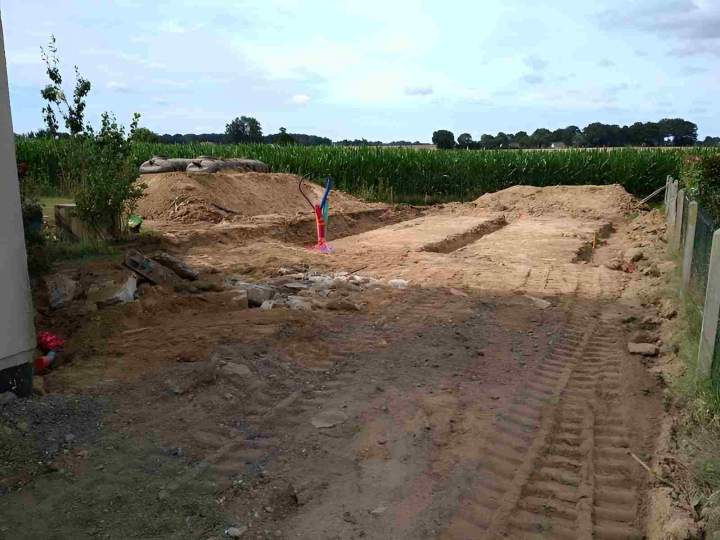 Terrassement terrain rural Rives-en-Seine