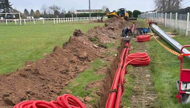 Travaux d'assainissement Rives-en-Seine