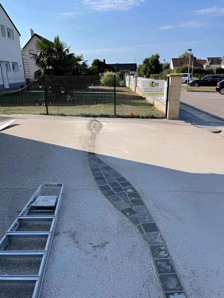 Aménagement cour Rives-en-Seine