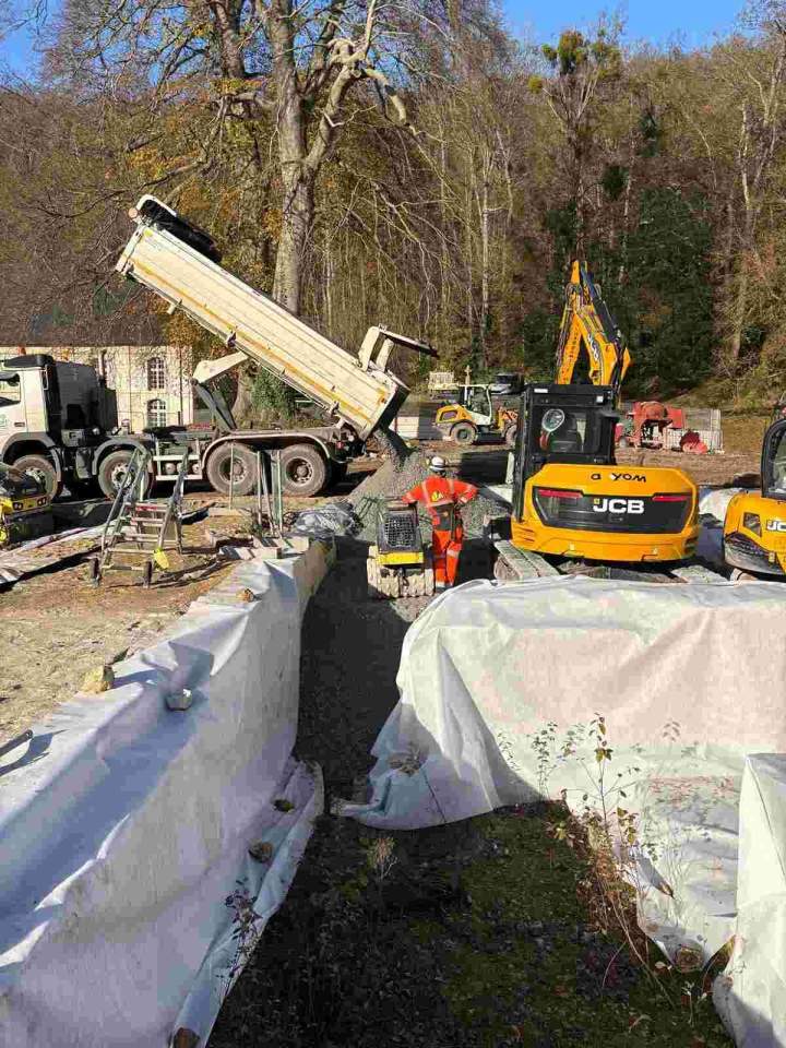 Terrassement aménagement Rives-en-Seine