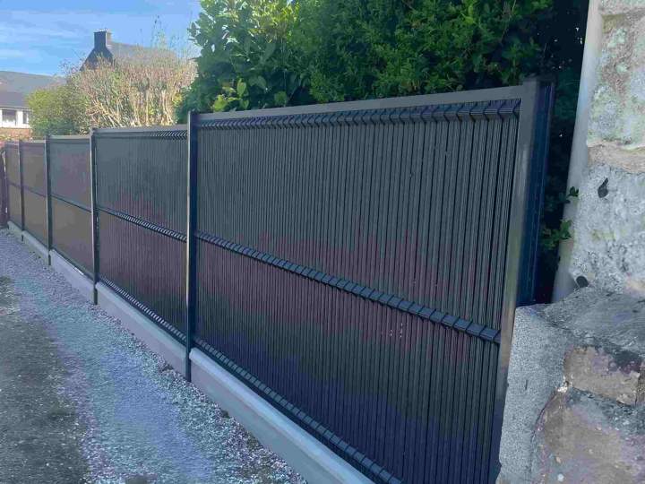 Pose clôture Rives-en-Seine